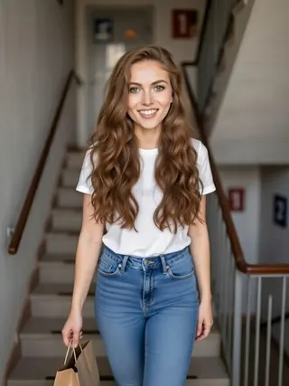 Anna, a fictional adult neighbor character